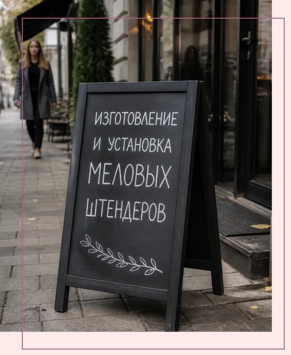 Меловые штендеры в Кстове по цене от 6620 р. | Аванза-Ксв